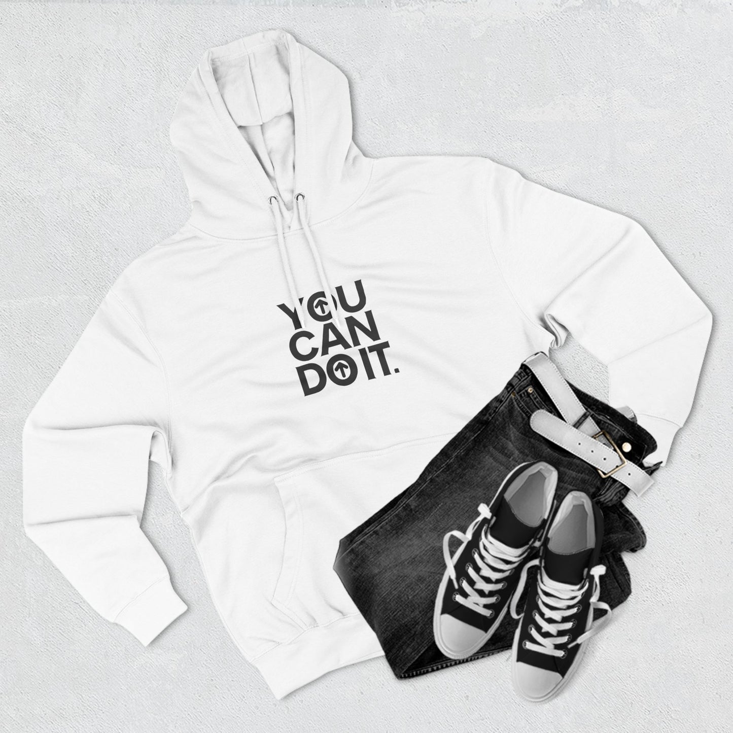 Viberise YOU CAN DO IT. Pullover Hoodie